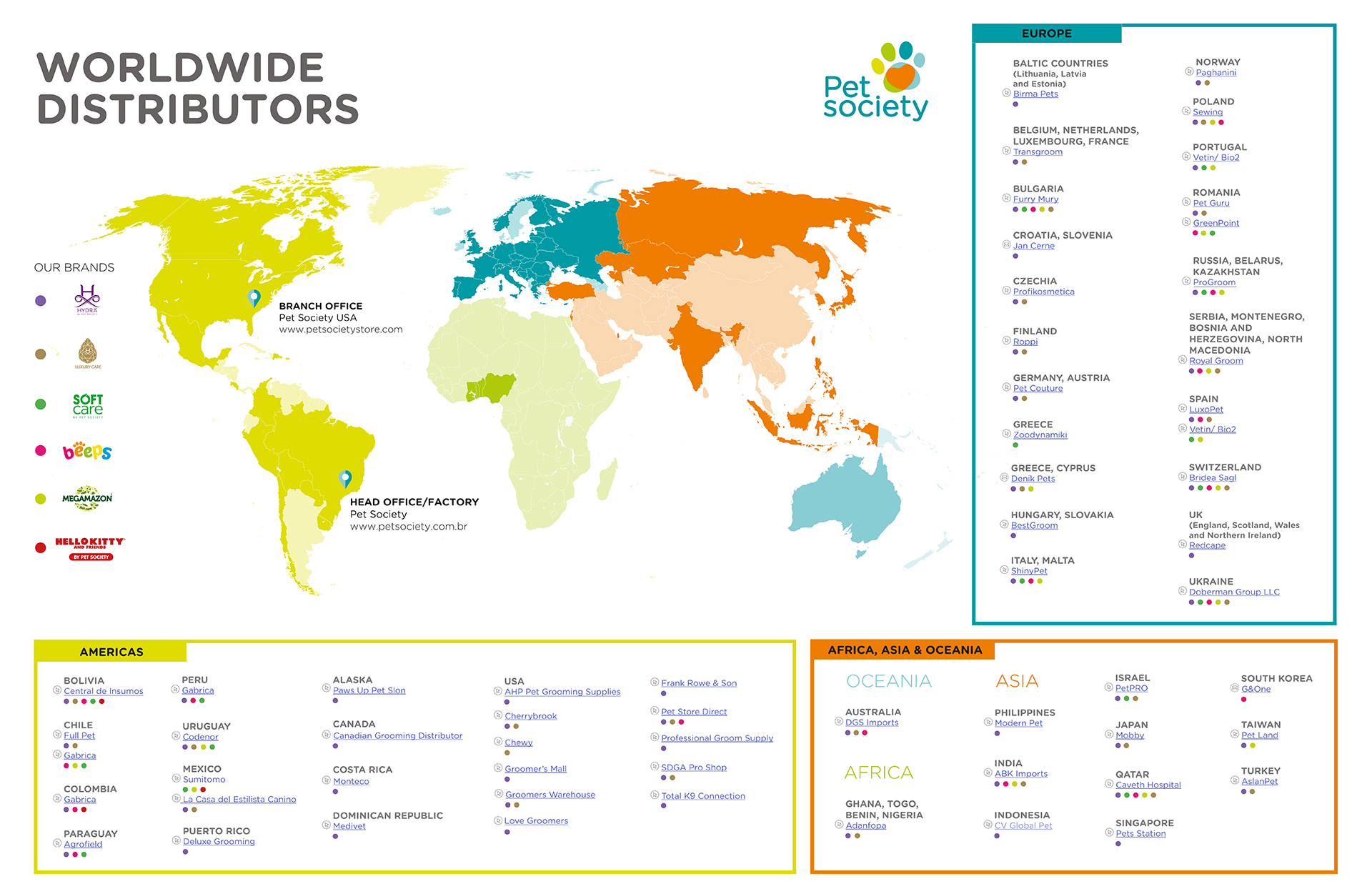 Distributors Map