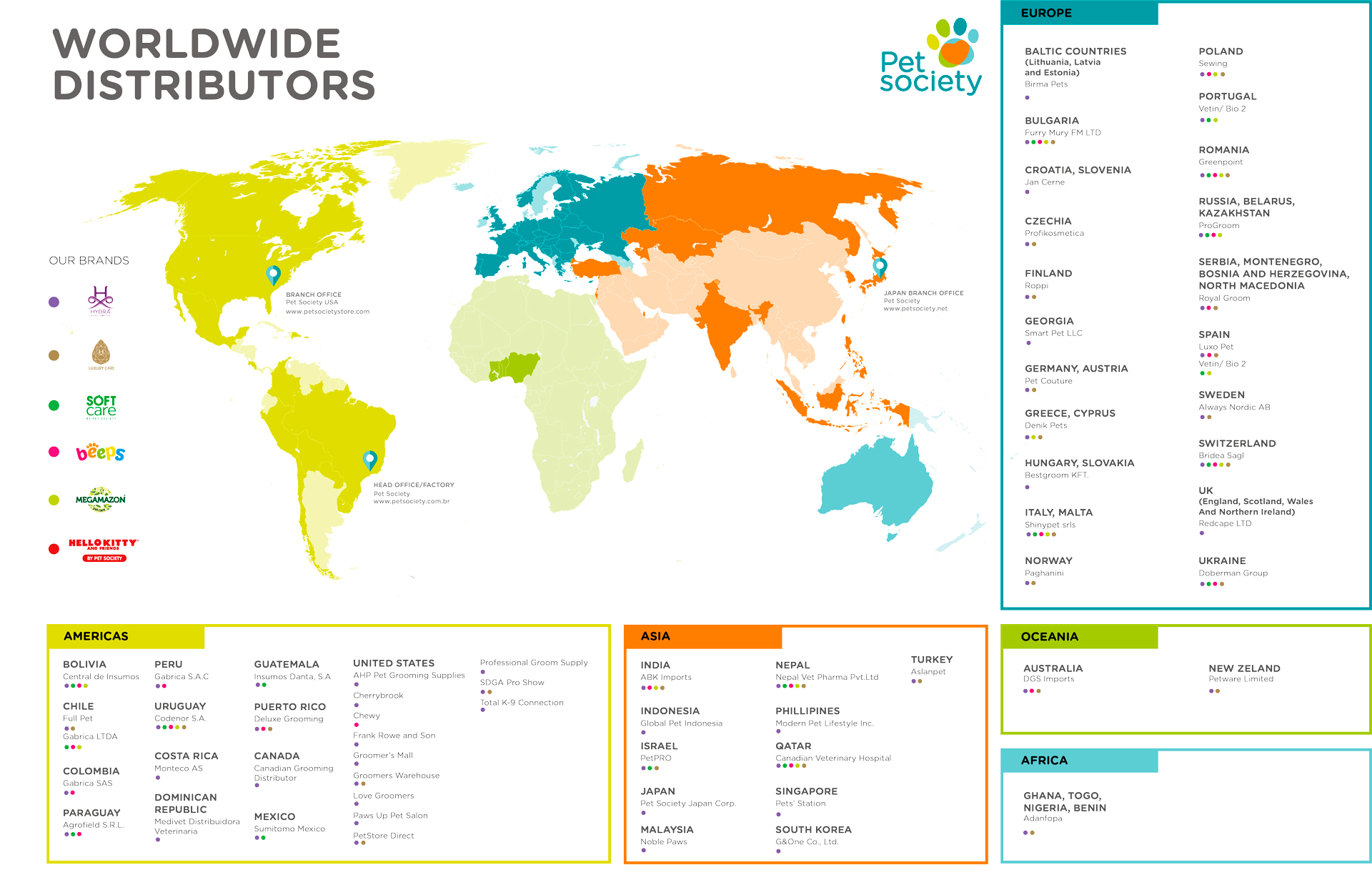 Distributors Map